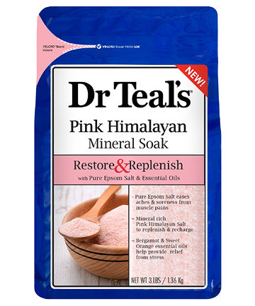 Dr. Teal's Replenish Pink Himalayan Mineral Soak, $4.89