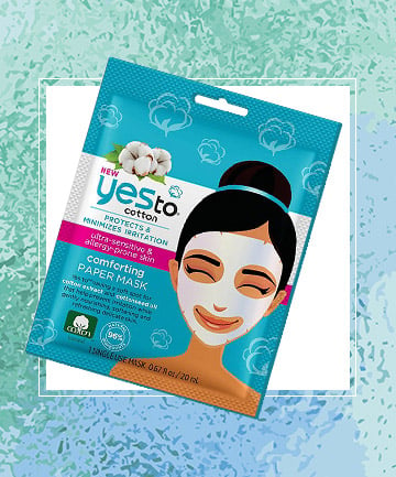 Yes To Cotton Comforting Paper Mask, $3.29