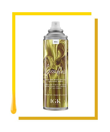 IGK Speechless Hair and Body Dry Oil Finishing Spray, $29