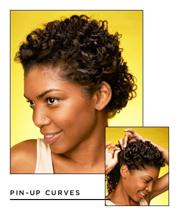 Hairstyle Tutorial - Easy Twist and Pin updo for curly hair - Hair Romance