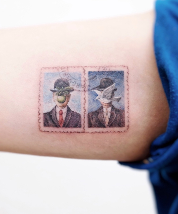 The Lovers 1928  René Magritte    tattoo tattoos tattoostudio ink  inked blackworktattoo finelinetattoo evrmoretattoostudio  Instagram