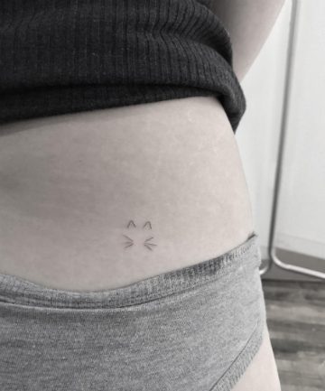 Cat Lady  17 Fine Line Tattoos that are Barely There in the Best of Ways   Page 8