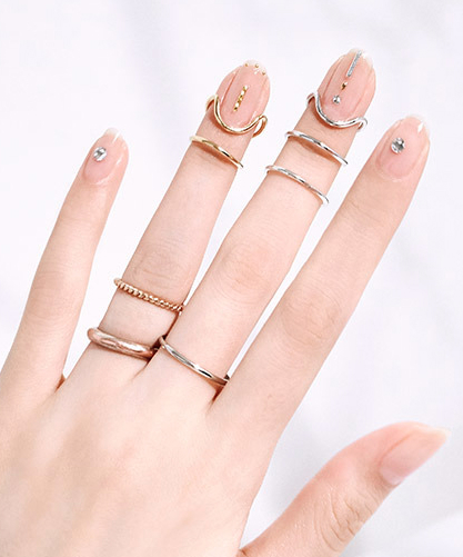 Unistella Cuticle Cuff Ring (All Nails), $95