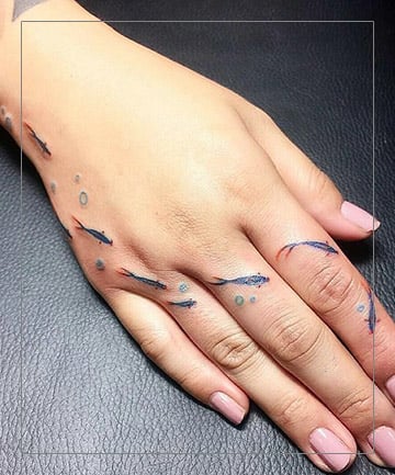Swimming fish tattoo by Stanislava Pinchuk  Tattoogridnet
