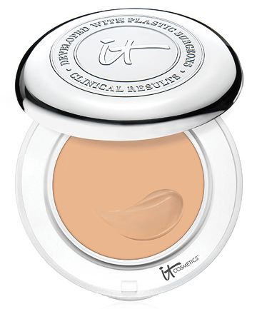 It Cosmetics Confidence in a Compact with SPF 50+, $38