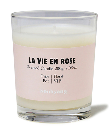 Soohyang La Vie en Rose Scented Candle, $15