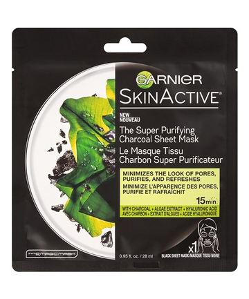 Garnier SkinActive Super Purifying Charcoal Facial Mask, $4