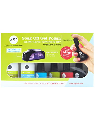 ASP Soak Off Gel Polish Complete Starter Kit, $73.99