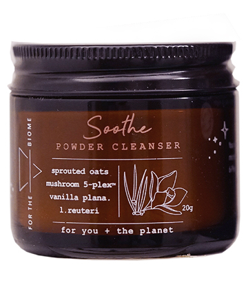 For The Biome Soothe Powder Cleanser, $65