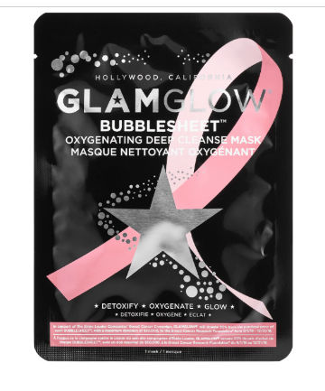 GlamGlow Bubblesheet Breast Cancer Campaign 2018, $9