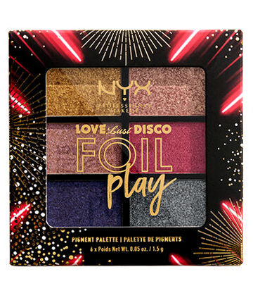 NYX Love Lust Disco Foil Play Pigment Palette, $5