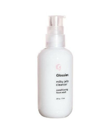 Best Face Cleanser No. 7: Glossier Milky Jelly Cleanser, $18