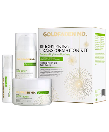 Goldfaden MD Brightening Transformation Kit, $45