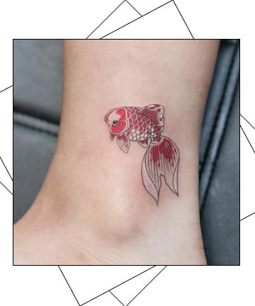 Buy Goldfish Two Temporary Tattoo Online in India  Etsy