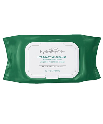 HydroPeptide HydroActive Facial Cleansing Cloths, $20