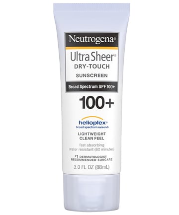 Neutrogena Ultra Sheer Dry-Touch Sunscreen SPF 100+, $8.89
