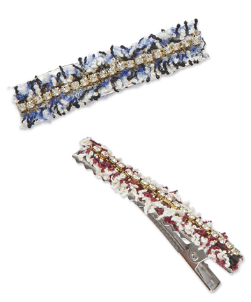 Wild Primrose by Scunci Jeweled Salon Clip Barrettes, $5.97