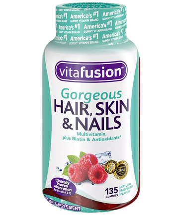 Vitafusion Gorgeous Hair, Skin and Nails Multivitamin, $11.89