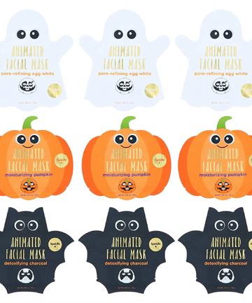 Spa Life Animated Halloween Sheet Masks, $16.99