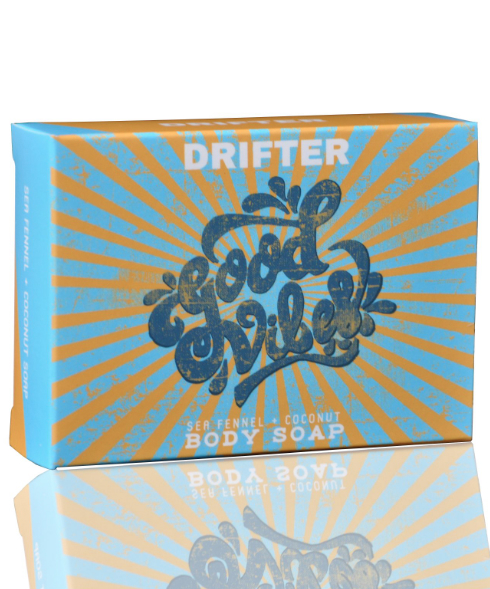 Drifter Good Vibes Soap, $8