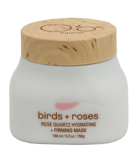 O'o Hawaii Birds & Roses Rose Quartz Hydrating + Firming Mask, $130