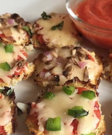 Cauliflower Pizza Muffins, serves 4