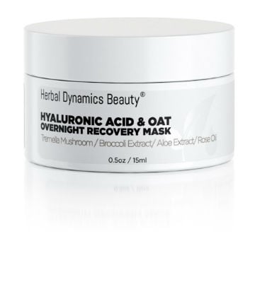 Herbal Dynamics Beauty Hyaluronic Acid & Oat Overnight Recovery Mask, $30