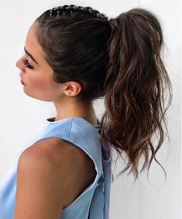 High Braided Ponytail, 16 Braided Ponytails Every Cool Girl Will Be Wearing  This Summer - (Page 6)