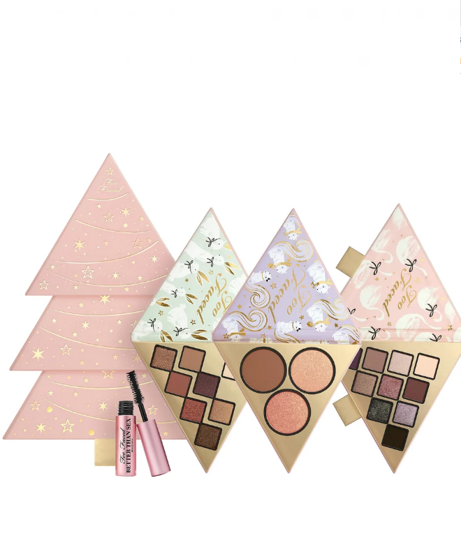 Too Faced Under The Christmas Tree Set, $49