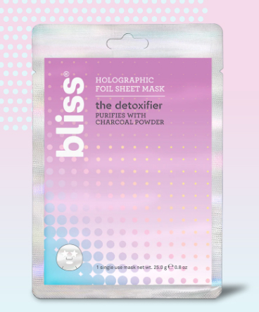 Bliss The Detoxifier Holographic Sheet Mask, $4