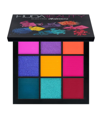 Huda Beauty Obsessions Palette in Electric, $27