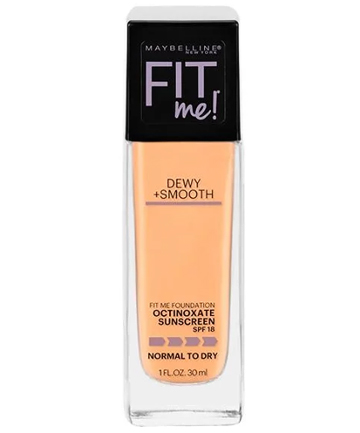 Maybelline New York Fit Me Dewy + Smooth Foundation, $7.99