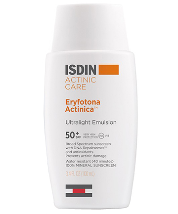 Isdin Eryfotona Actinica Ultralight Emulsion SPF 50, $50
