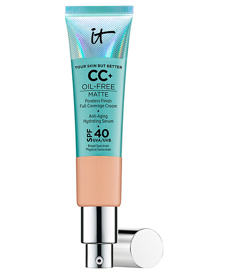 12. IT Cosmetics Your Skin But Better CC + Oil Free Matte SPF 40, $38