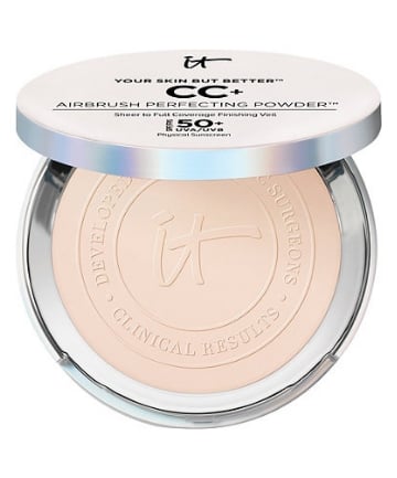 It Cosmetics Your Skin But Better CC+ Airbrush Perfecting Powder SPF 50+, $35