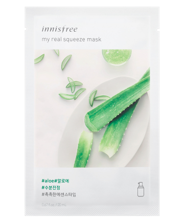 Innisfree My Real Squeeze Mask - Aloe, $1.80