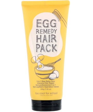 Too Cool For School Egg Remedy Hair Pack, $24