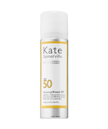 Kate Somerville UncompliKated SPF 50 Makeup Setting Spray, $38