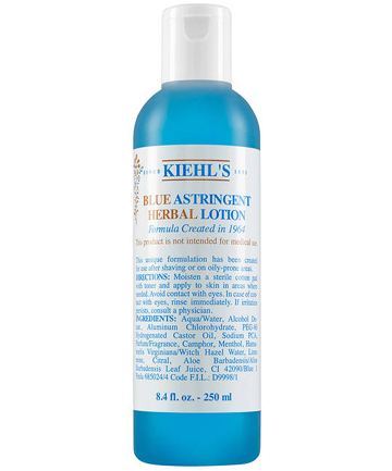 6. Kiehl's Blue Astringent Herbal Lotion, $18