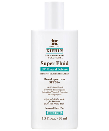16. Kiehl's Super Fluid UV Mineral Defense Broad Spectrum SPF 50+, $38