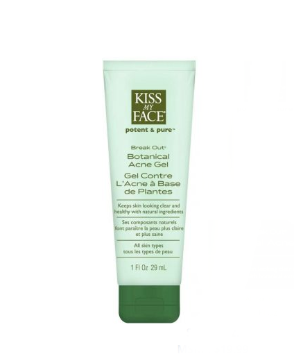 Best Drugstore Acne Product No. 12: Kiss My Face Break Out Botanical Acne Gel, $19.69