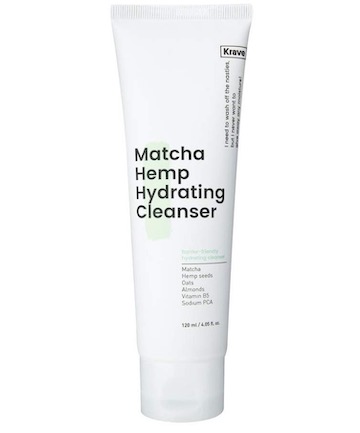 KraveBeauty Matcha Hemp Hydrating Cleanser, $28