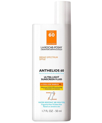 La Roche-Posay Anthelios Ultra Light Fluid Facial Sunscreen SPF 60, $29.99