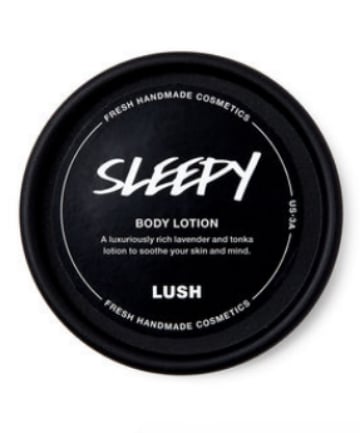 Lush Sleepy Body Lotion, $9.95