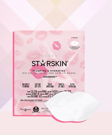 Starskin DreamKiss Plumping and Hydrating Bio-Cellulose Lip Mask, $10