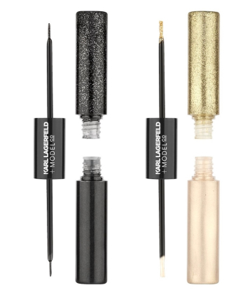 malt hul Sammenbrud Liquid Glitter Eyeliner Duo, $28, Every Product From Karl Lagerfeld's New  Makeup Collection With ModelCo, Launching Today - (Page 13)