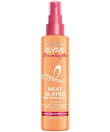 L'Oréal Paris Elvive Dream Lengths Heat Slayer Pre-Iron Spray Leave-In, $5.99