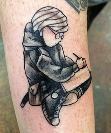 Ray Bradbury  Oh hey its Tattoosday Todays awesome piece is another  marvelous Fahrenheit 451 inspired tattoo from KellyGarza Dont forget to  DM us your own Bradbury inspired tattoos Wed love to