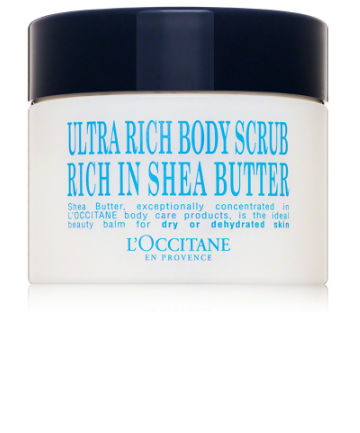 Best Body Scrub No. 2: L'Occitane Shea Butter Ultra Rich Body Scrub, $39