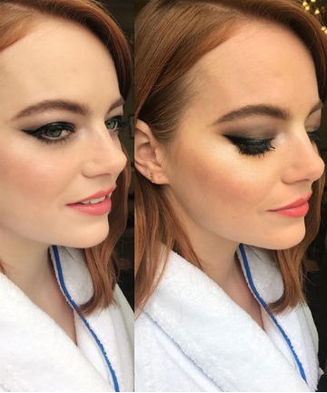 Look of the Day: Emma Stone's Smoky Cat Eye